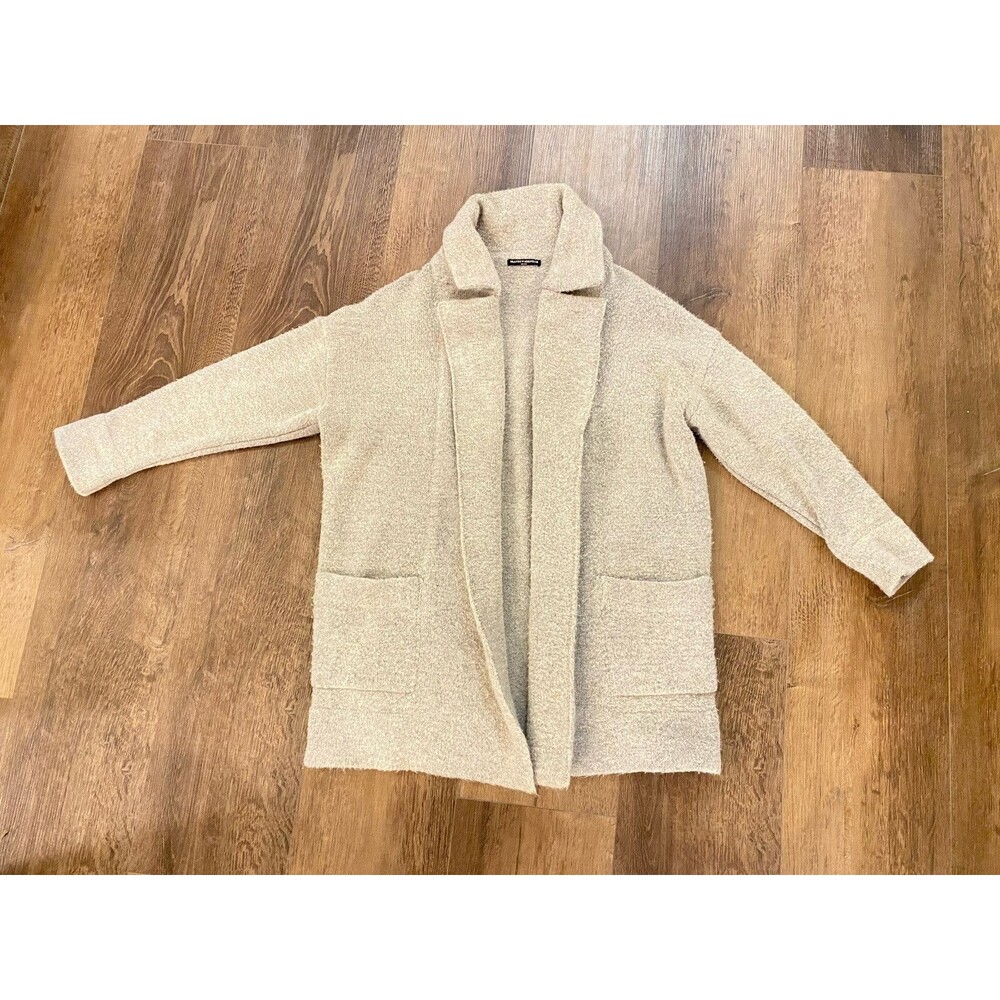 Brandy Melville Kennedy Drape Sweater Marled Gray  One Size - Picture 5 of 11